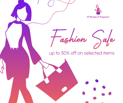 Fashion sale — up to 50% off on selected items