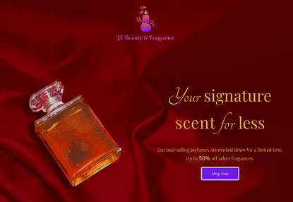 Your signature scent for less — up to 50% off select fragrances